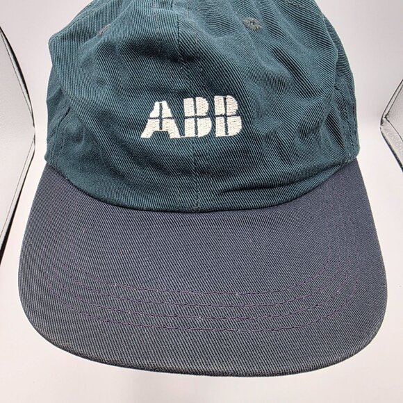 Vintage Imperial Headwear ABB Adjustable Strapback Hat Made In USA Green Hat - Picture 9 of 9